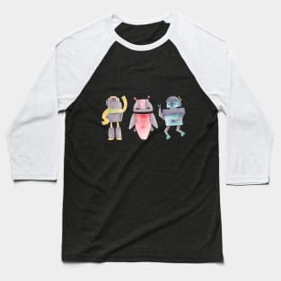 Funny robots Baseball T-Shirt